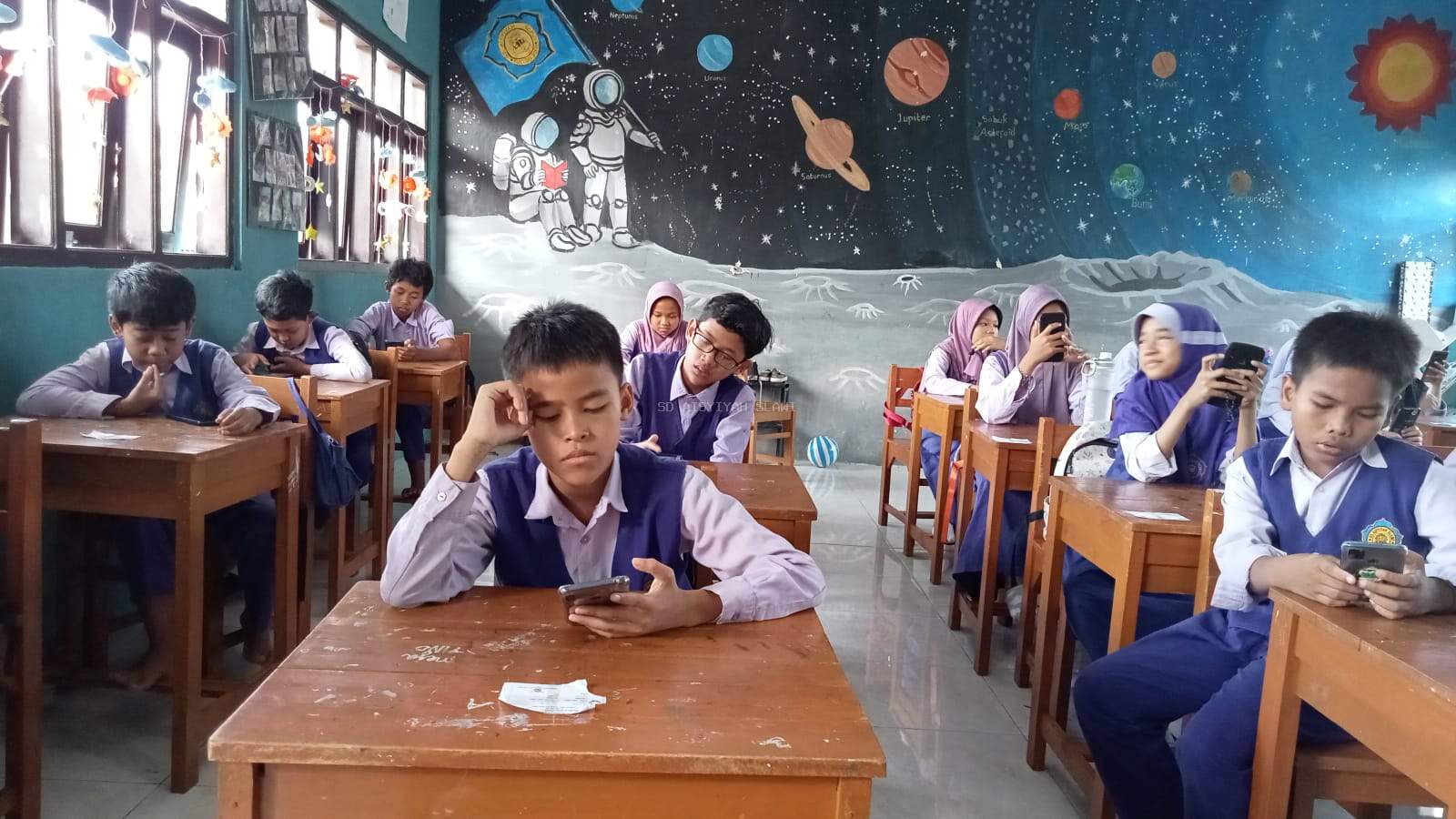 SD Aisyiyah Slawi Adakan Ujian Online Ciri Khusus